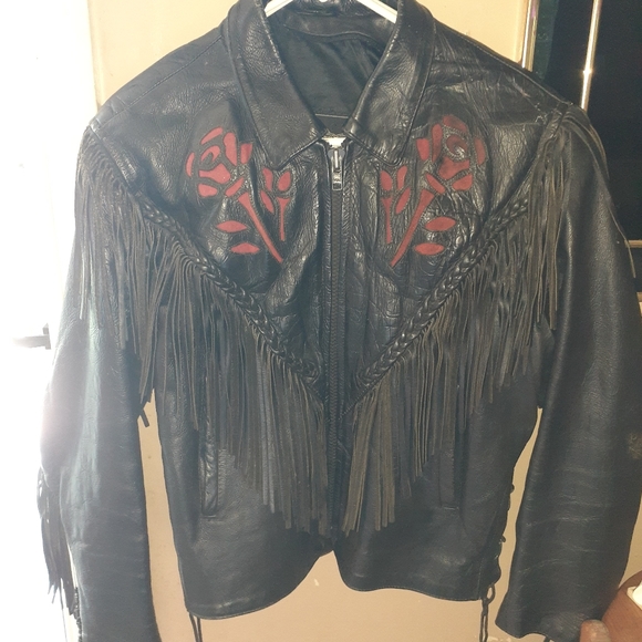 Real leather jacket - Picture 2 of 2